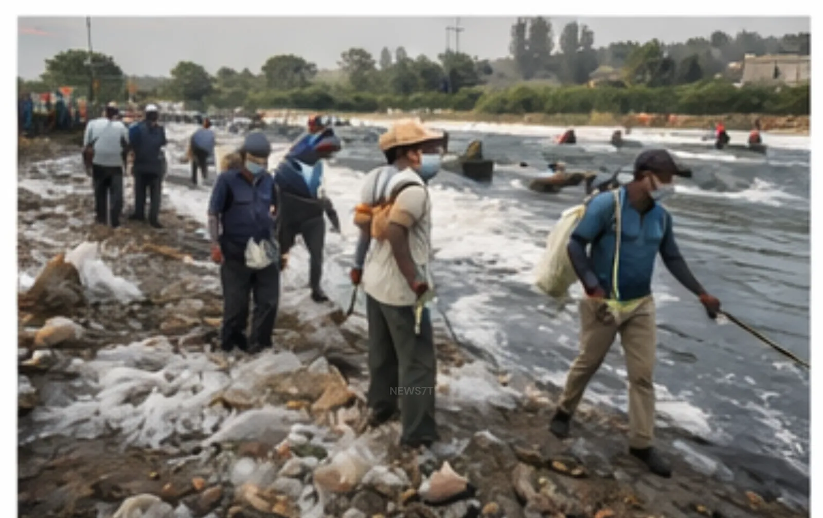 Yamuna River Toxic Foam Crisis in Delhi: Causes, Health Risks, Pollution Sources and Government Action Explained (photo 2)