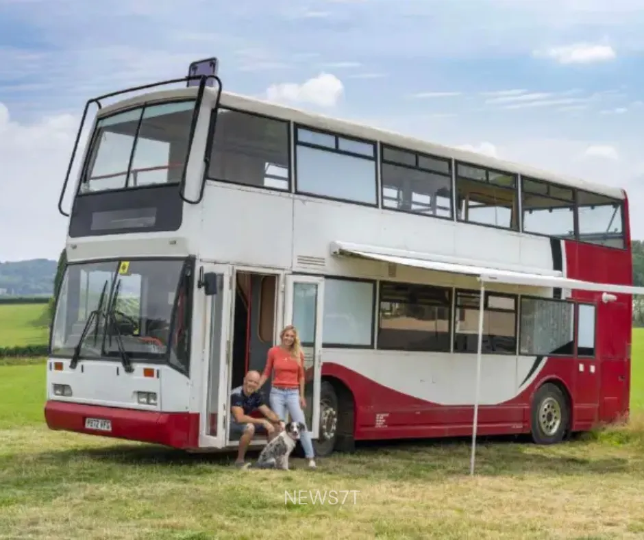 Double Decker Bus Dream Home: A Remarkable Transformation of an Old Vehicle into a Sustainable Living Space